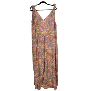 Rusttydustty, Size 2XL, Mod Floral Halter Jumper, Wide Leg, NEW with Tag